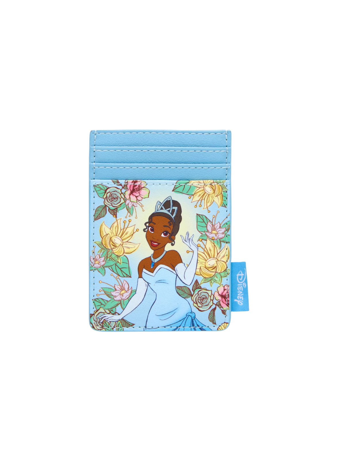 Porte cartes blue floral La princesse & la grenouille LOUNGEFLY