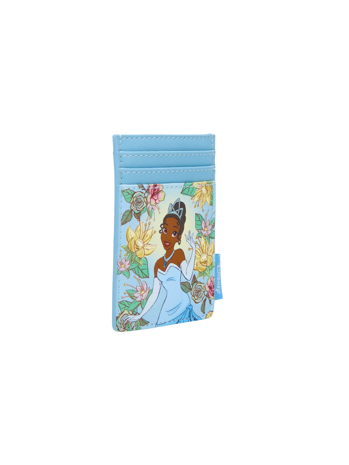 Porte cartes blue floral La princesse & la grenouille LOUNGEFLY