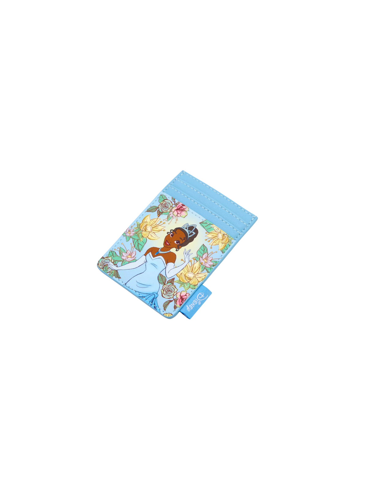 Porte cartes blue floral La princesse & la grenouille LOUNGEFLY