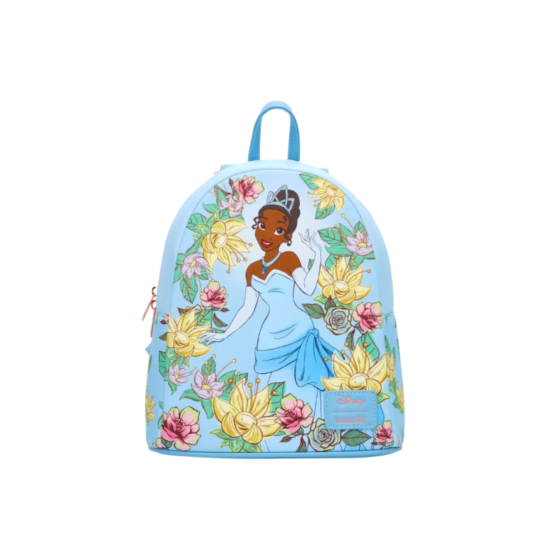 Sac à dos blue floral La princesse & la grenouille LOUNGEFLY