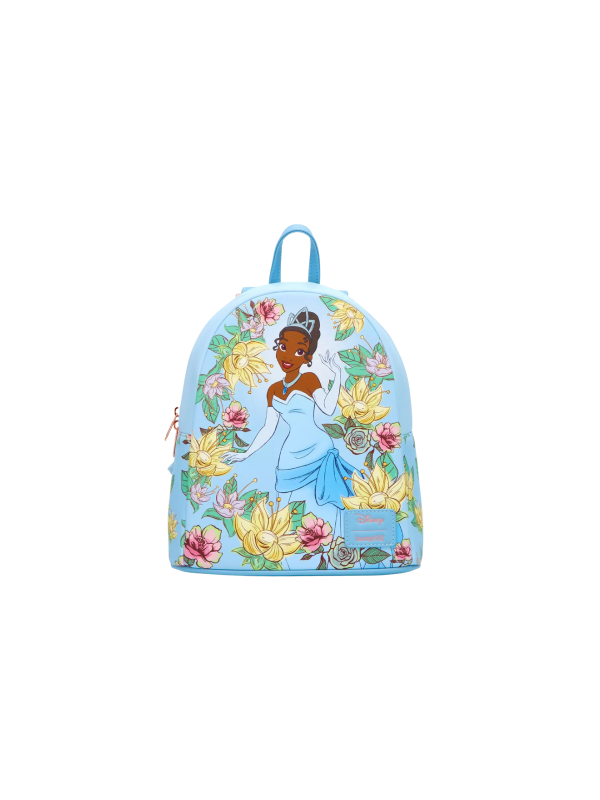 Sac à dos blue floral La princesse & la grenouille LOUNGEFLY