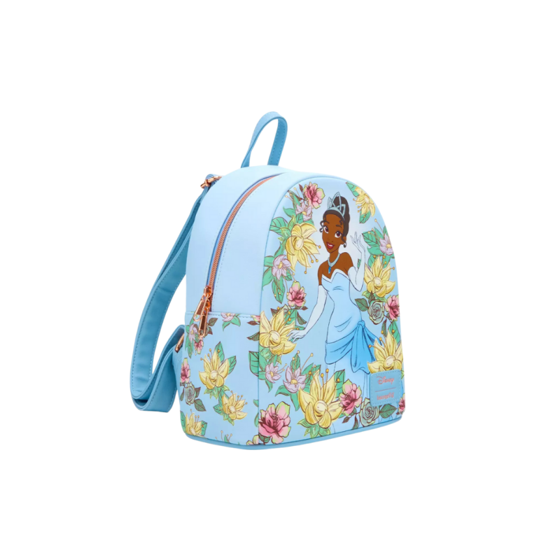 Sac à dos blue floral La princesse & la grenouille LOUNGEFLY