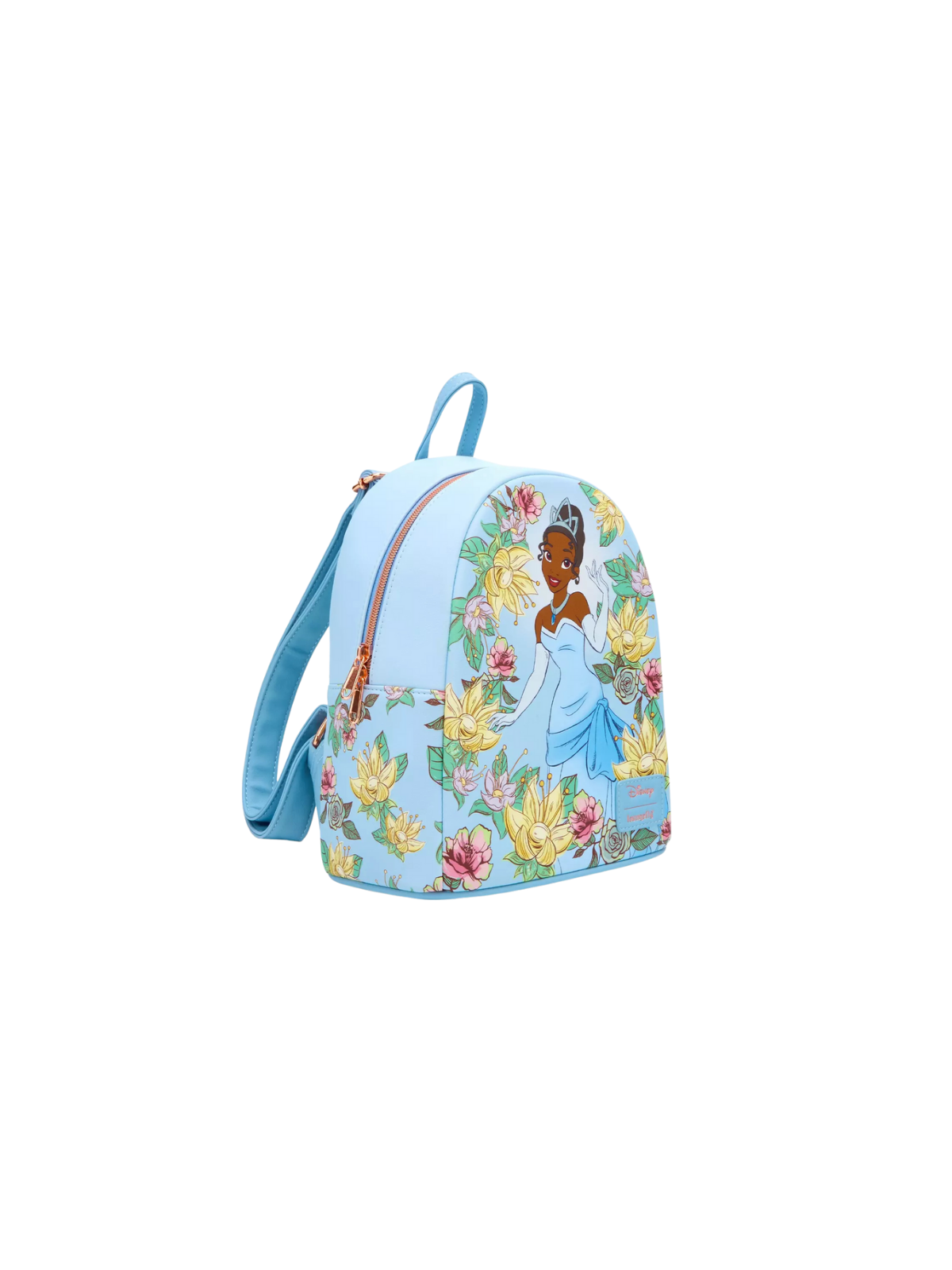 Sac à dos blue floral La princesse & la grenouille LOUNGEFLY