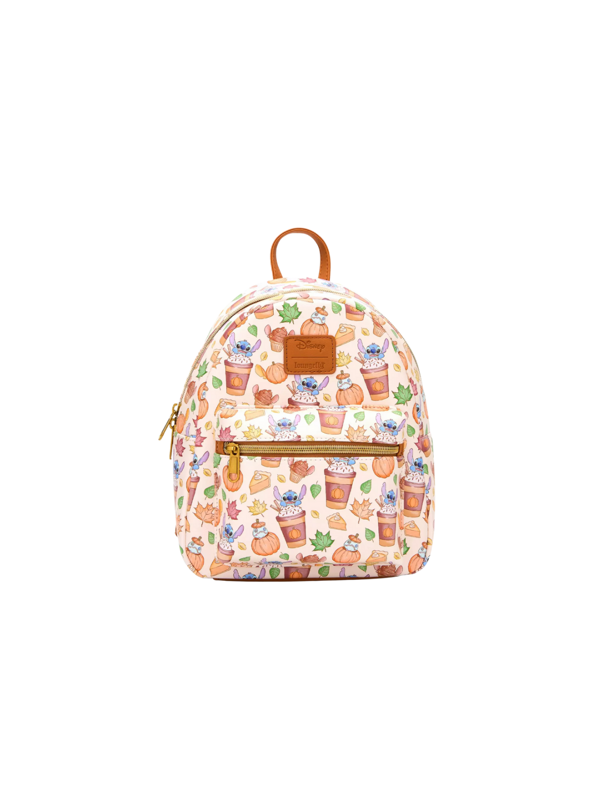 Sac à dos pumpkin spice latte stitch LOUNGEFLY