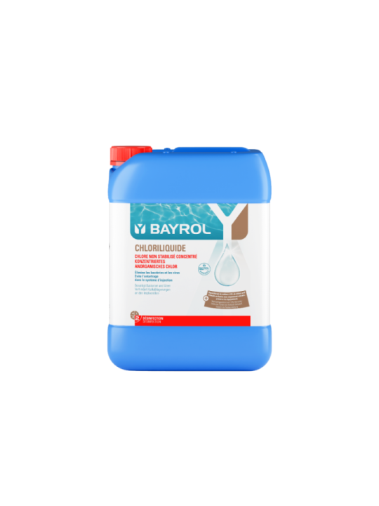 Chlorilique BAYROL 20 L – Chlore liquide piscine stabilisé
