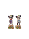 Figurine Mickey de noël avec un cadeau surprise Disney traditions 6013060