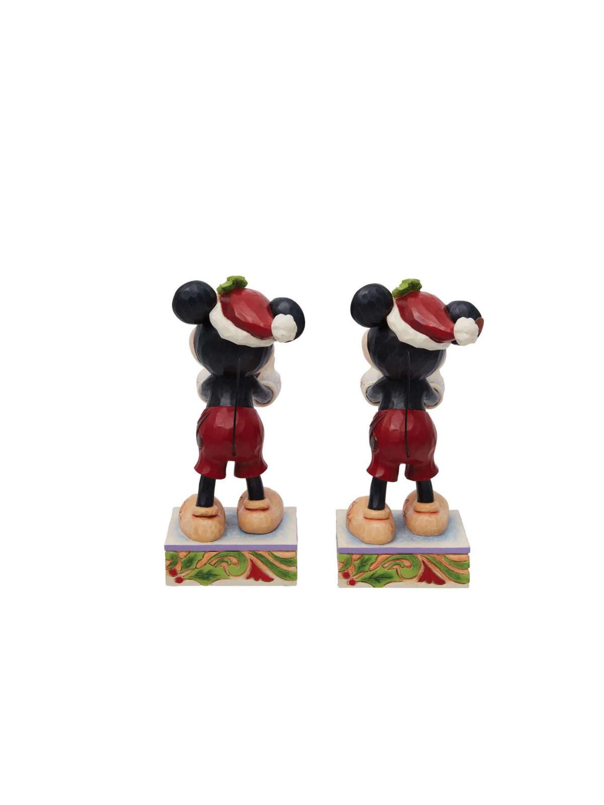 Figurine Mickey de noël avec un cadeau surprise Disney traditions 6013060