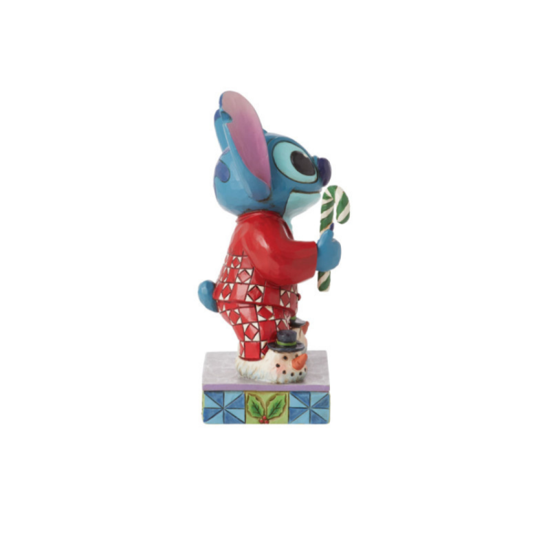 Figurine Stitch en pyjama de noël Disney traditions 6015008