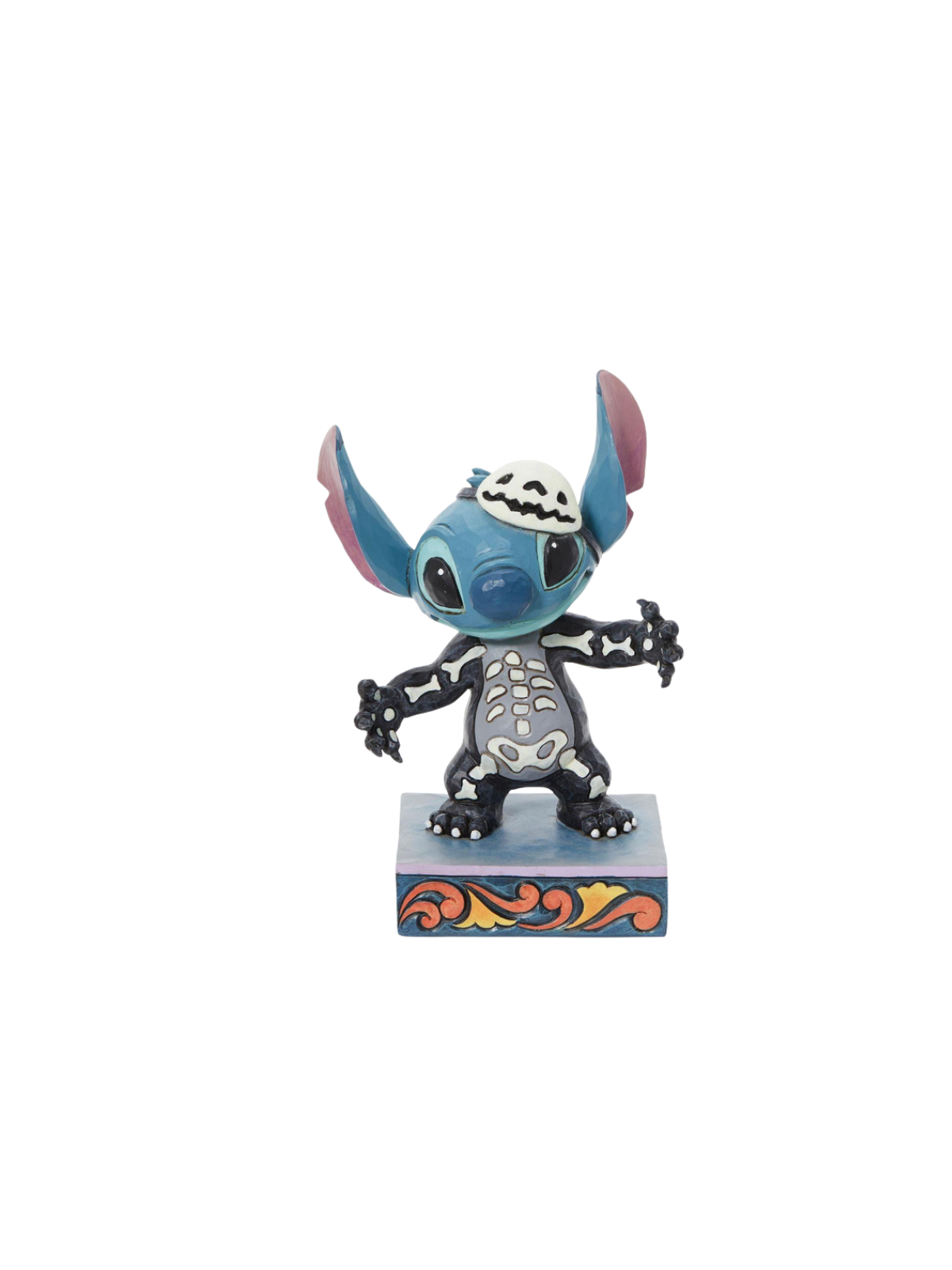 Figurine Stitch squelette phosphorescent Disney traditions 6013053