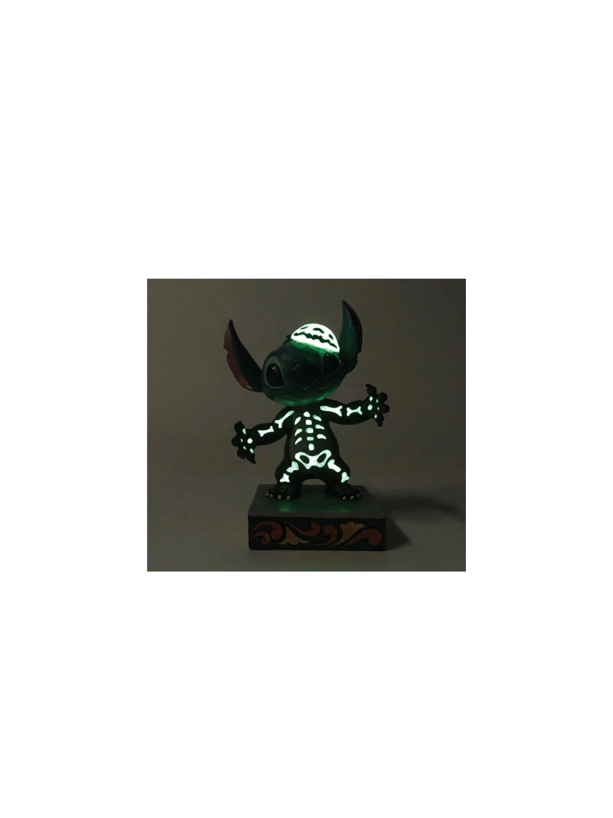 Figurine Stitch squelette phosphorescent Disney traditions 6013053
