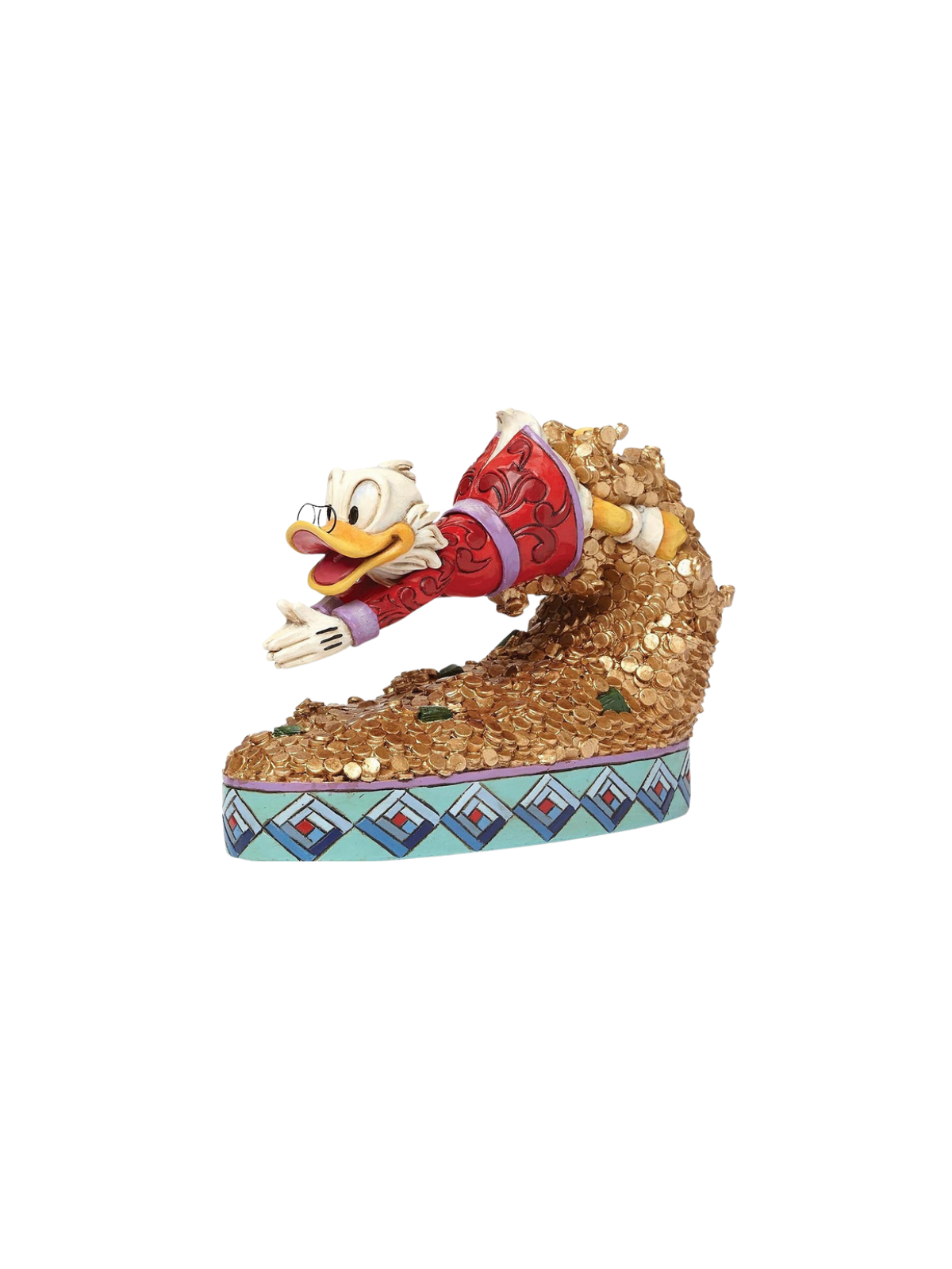 Figurine Oncle Picsou et son trésor Disney traditions 4046055
