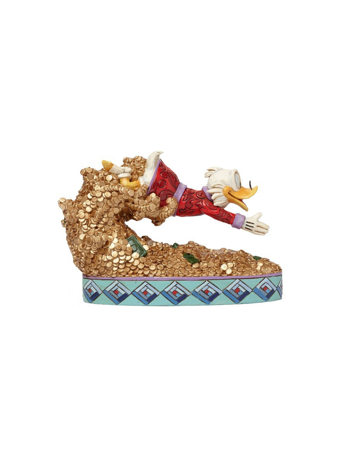 Figurine Oncle Picsou et son trésor Disney traditions 4046055