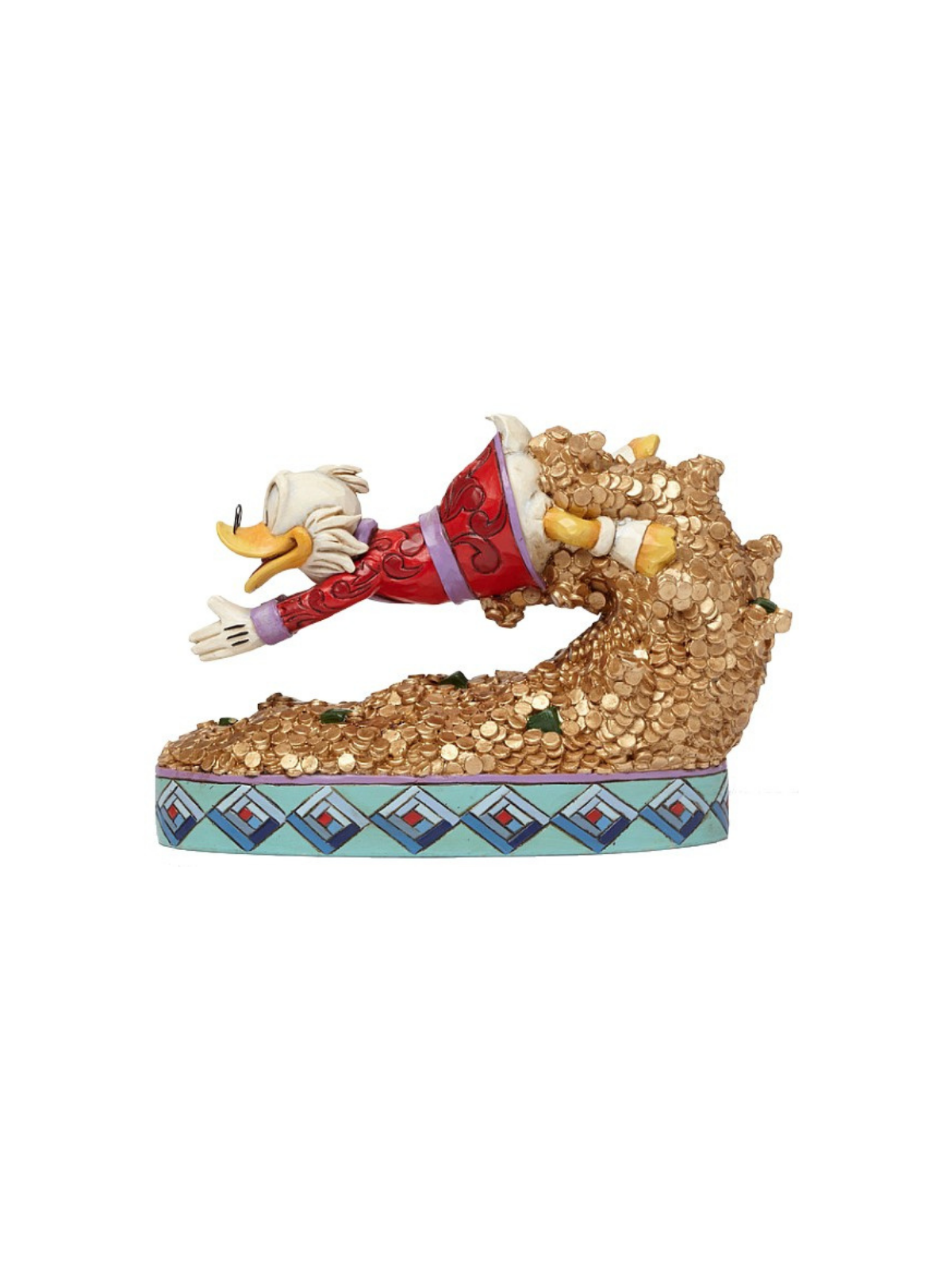 Figurine Oncle Picsou et son trésor Disney traditions 4046055