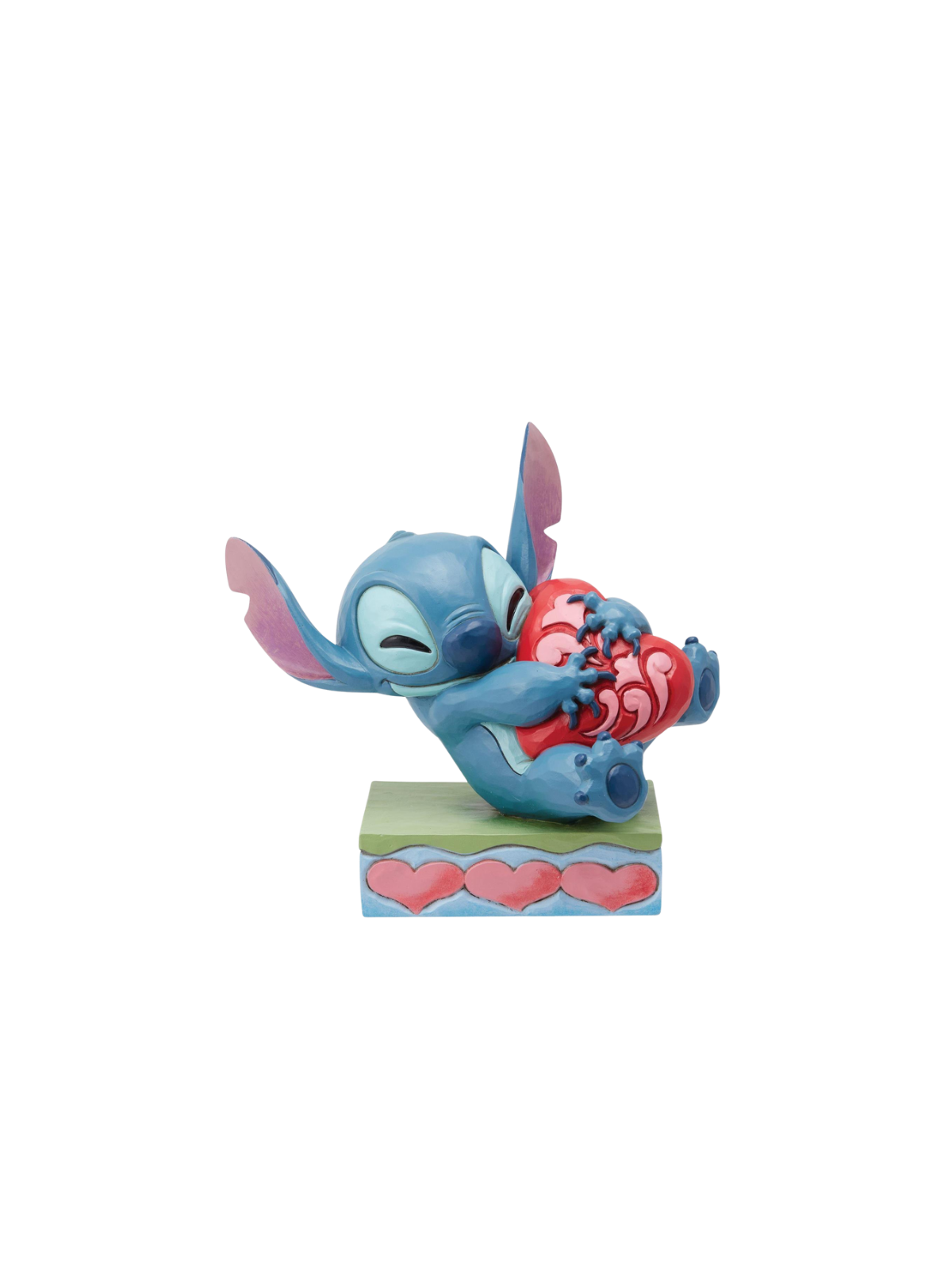 Figurine Stitch avec un coeur Disney traditions 6014316
