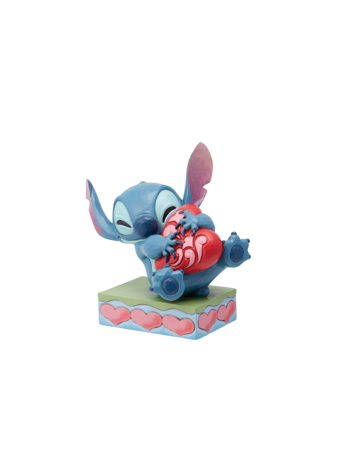 Figurine Stitch avec un coeur Disney traditions 6014316