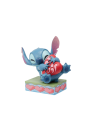 Figurine Stitch avec un coeur Disney traditions 6014316