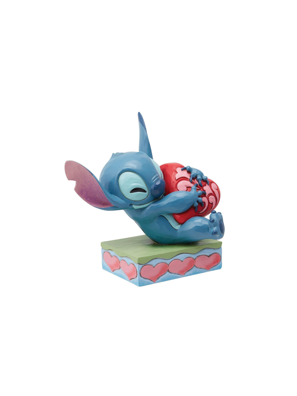 Figurine Stitch avec un coeur Disney traditions 6014316