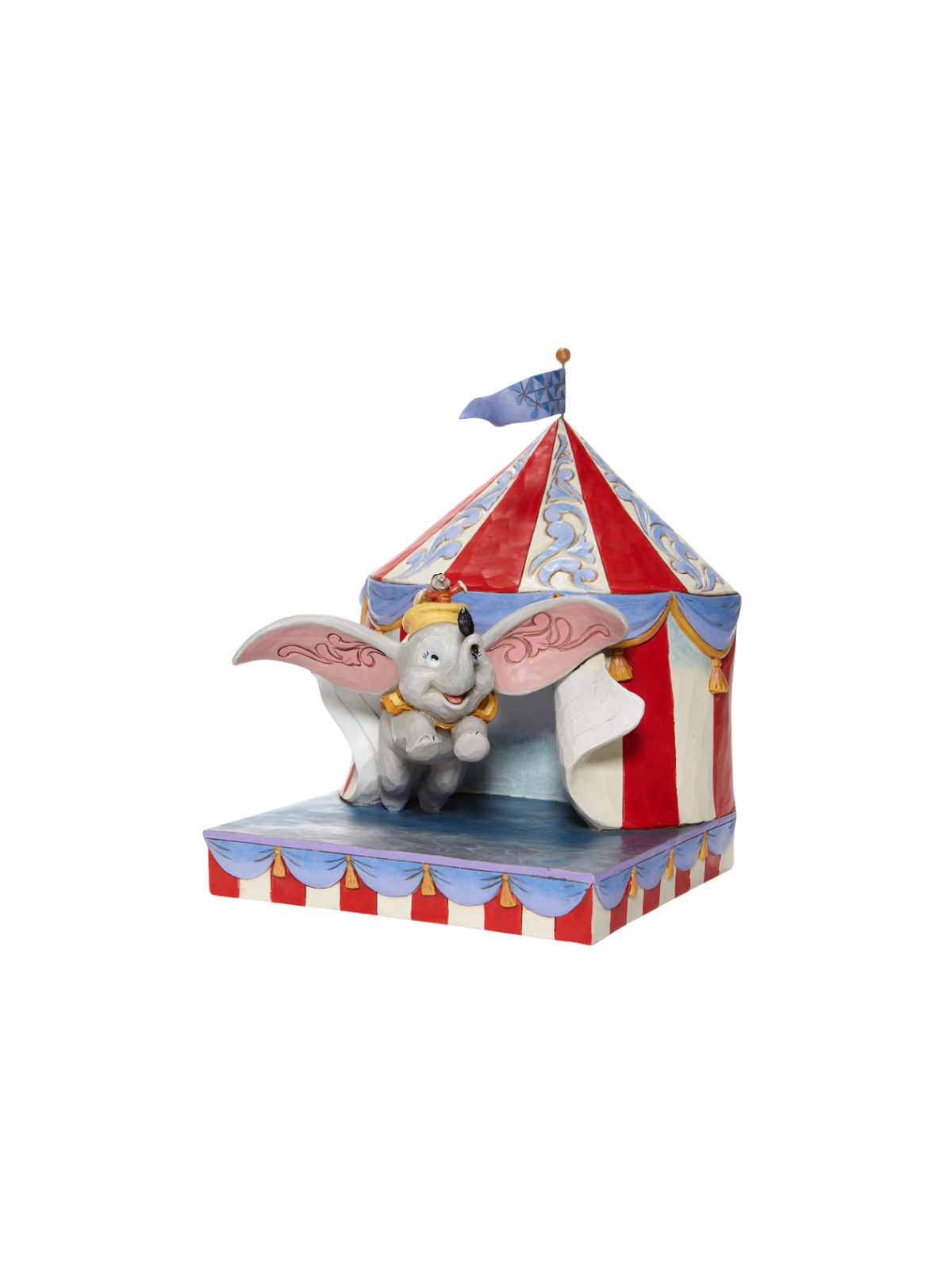 Figurine Dumbo sort de la tente Disney traditions 6008064