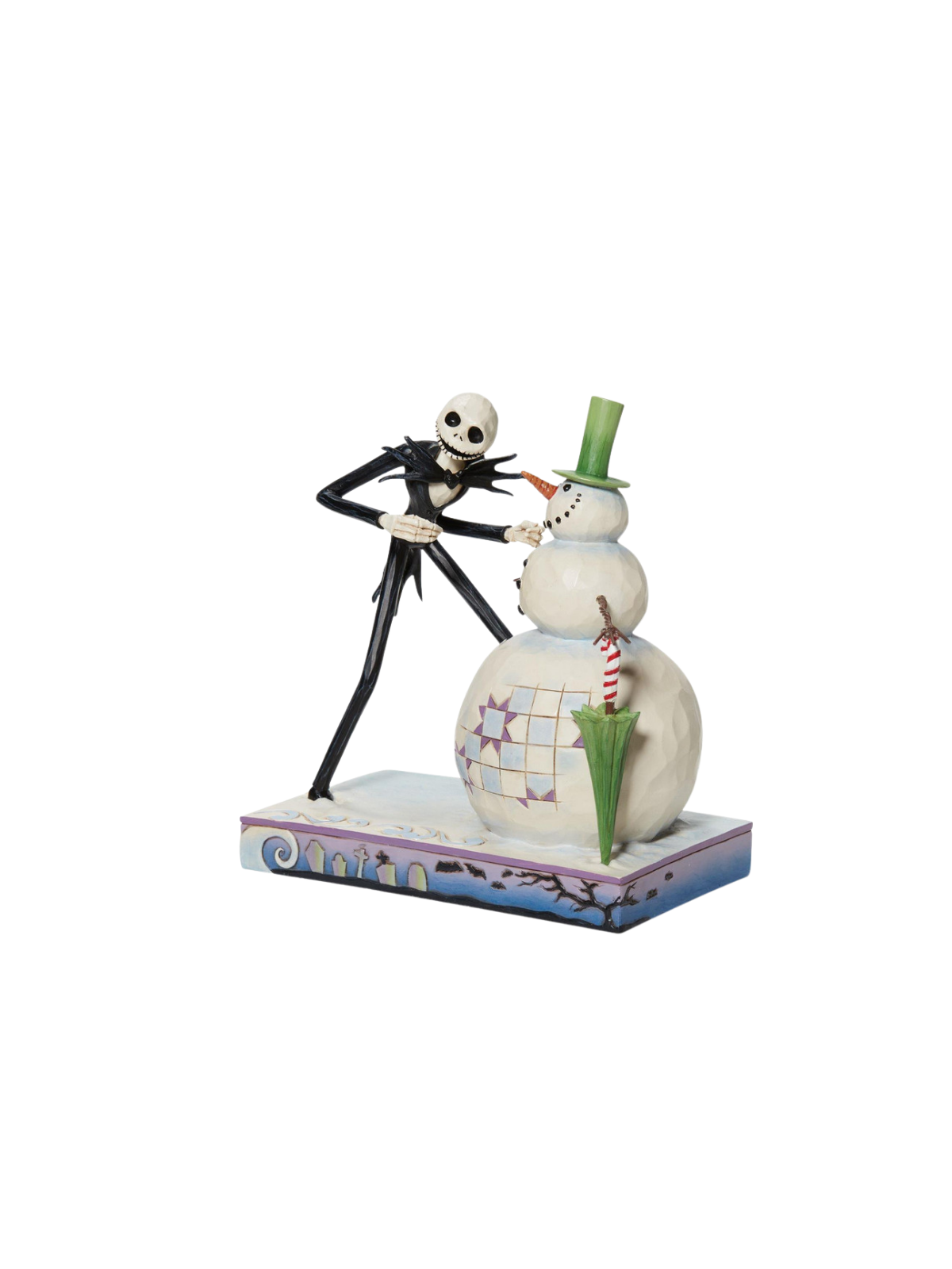 Figurine Jack avec le bonhomme de neige NBX Disney traditions 6013056