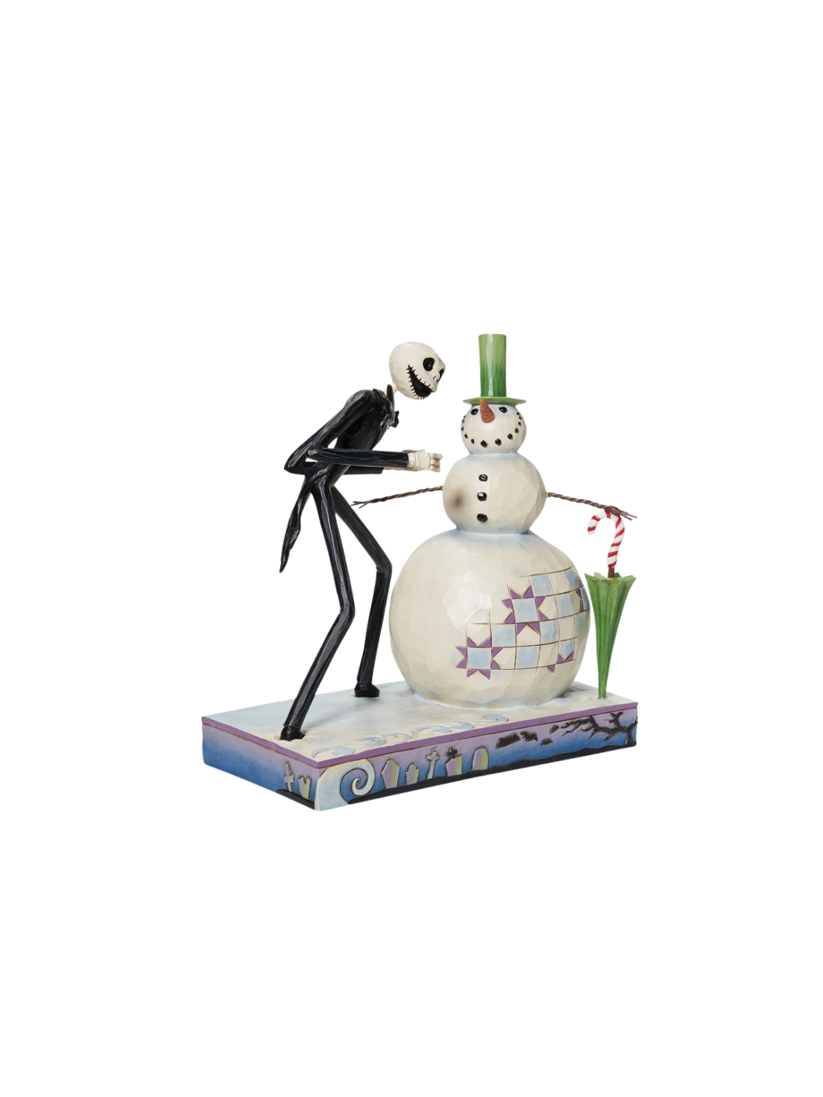 Figurine Jack avec le bonhomme de neige NBX Disney traditions 6013056