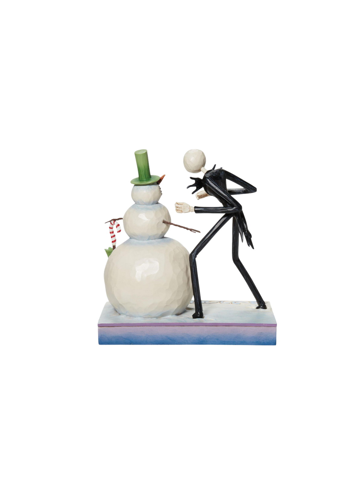 Figurine Jack avec le bonhomme de neige NBX Disney traditions 6013056
