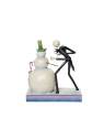Figurine Jack avec le bonhomme de neige NBX Disney traditions 6013056