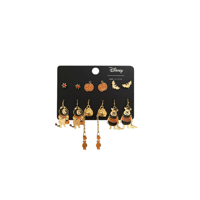 Set boucles d'oreilles halloween winnie l'ourson