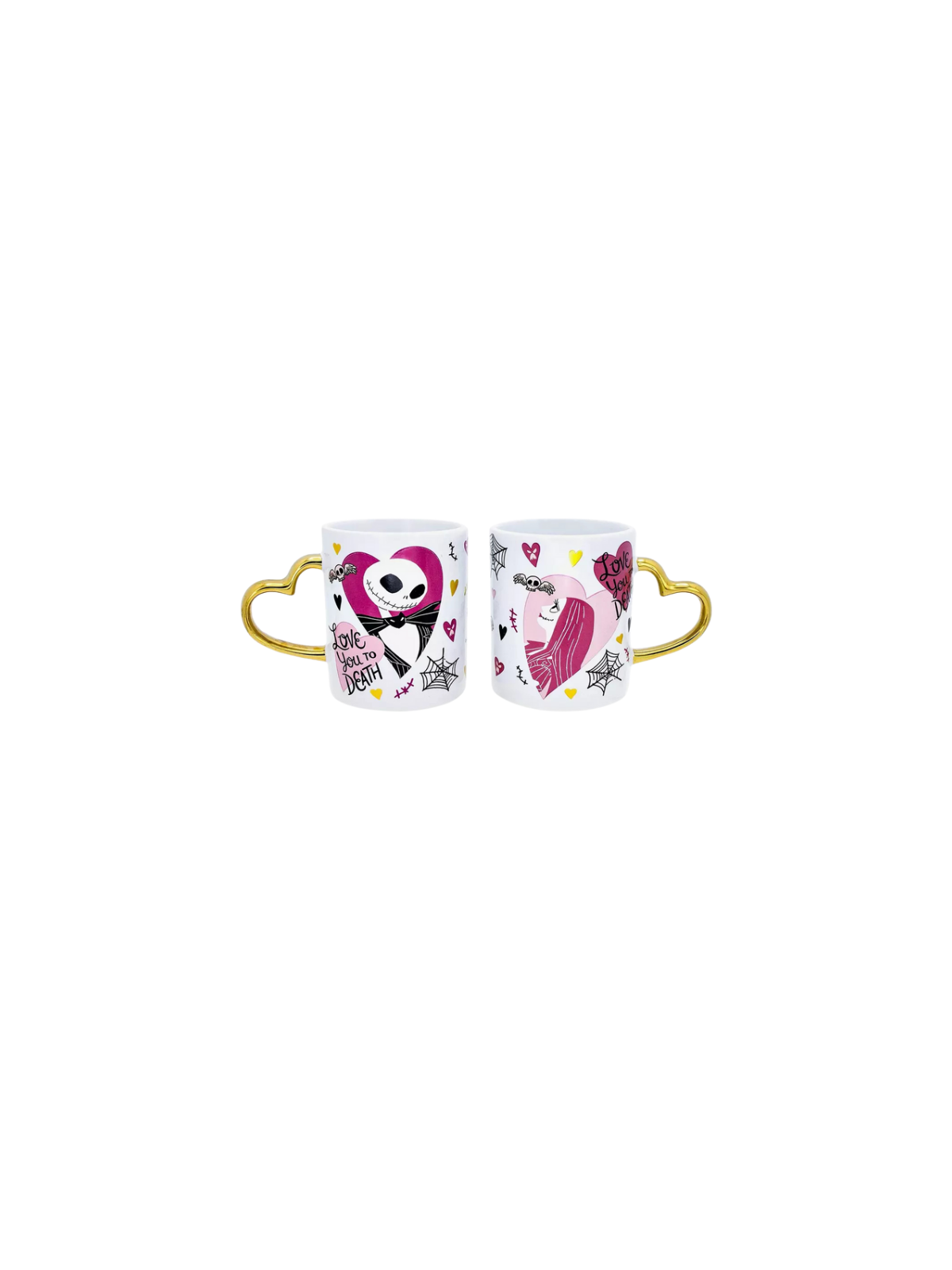 Mugs Jack & Sally heart disney