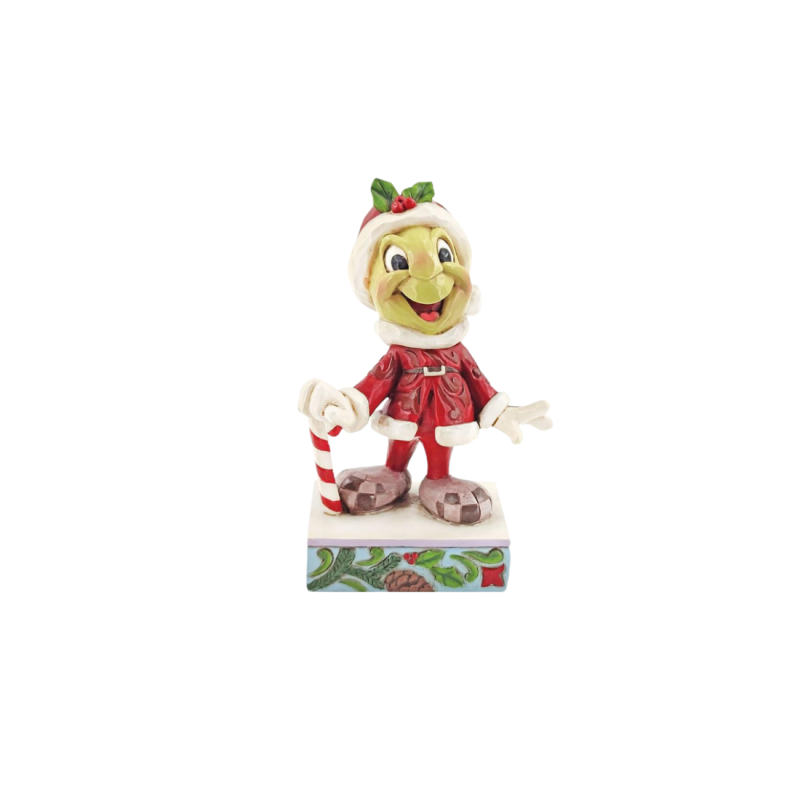 Figurine Jiminy en père noël Disney traditions 6008986
