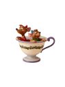 Figurine Jaq & Gus dans la tasse Disney traditions 4016557