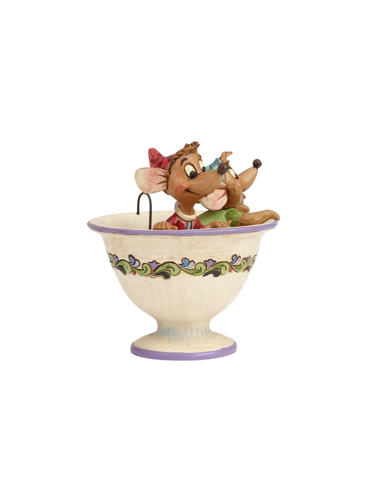 Figurine Jaq & Gus dans la tasse Disney traditions 4016557