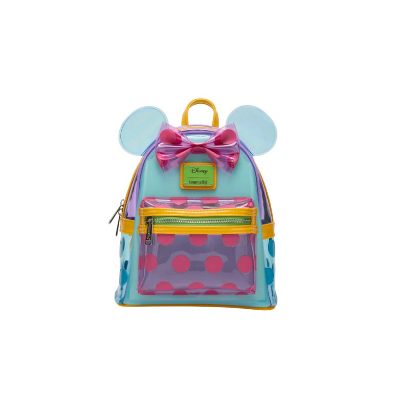 Sac à dos Polka dot colorblock Minnie Mouse LOUNGEFLY