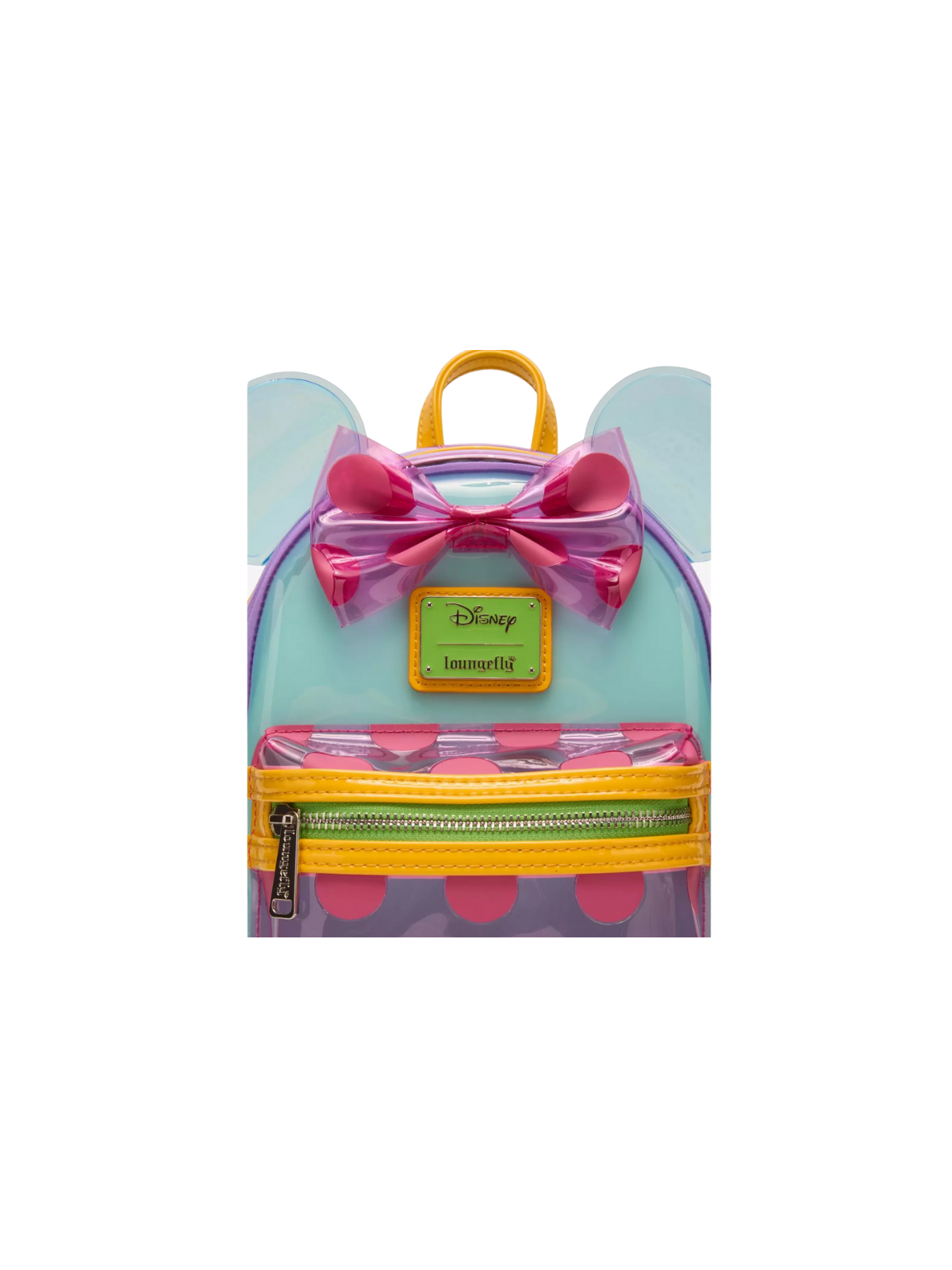Sac à dos Polka dot colorblock Minnie Mouse LOUNGEFLY