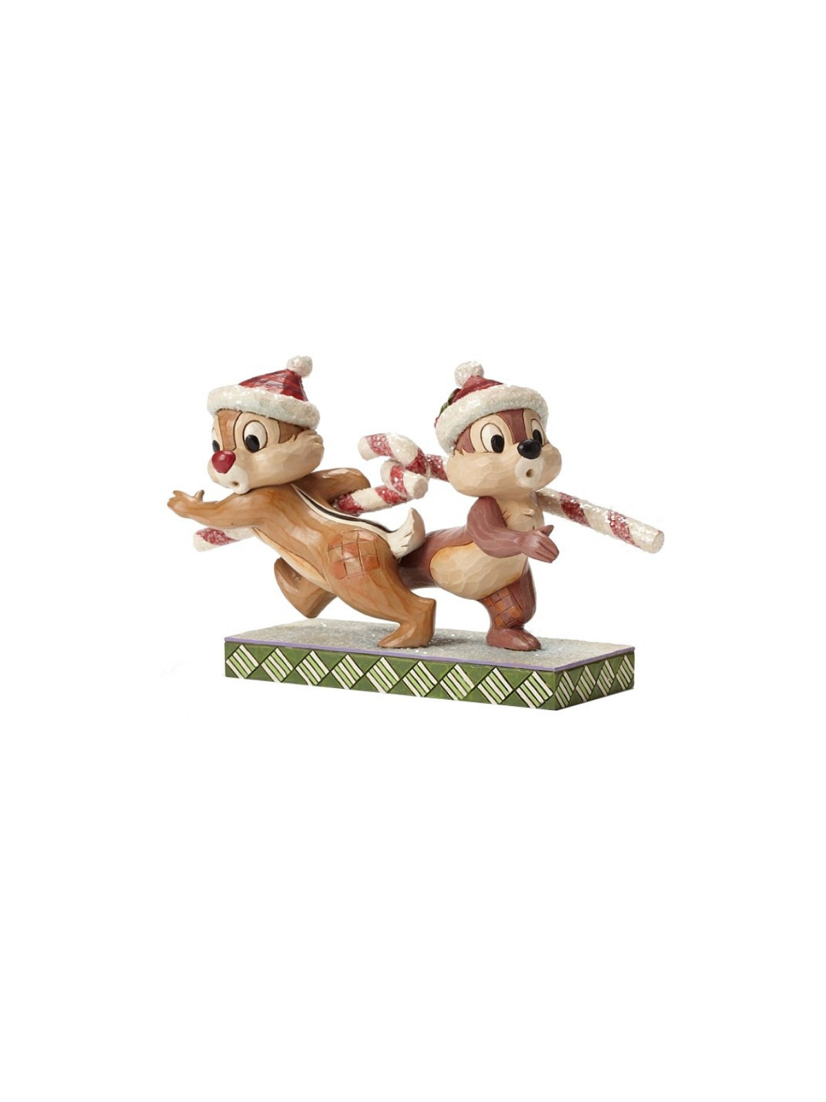 Figurine Tic & Tac avec les cannes de noël Disney traditions 4051975