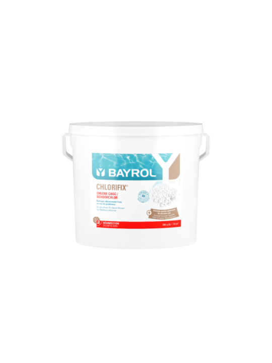 Chlorifix BAYROL 10 KG,Chlore Choc Micro-Billes Piscine
