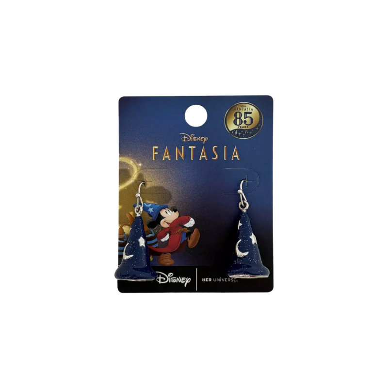 Boucles d'oreilles Chapeau Mickey Fantasia Sorcier Disney