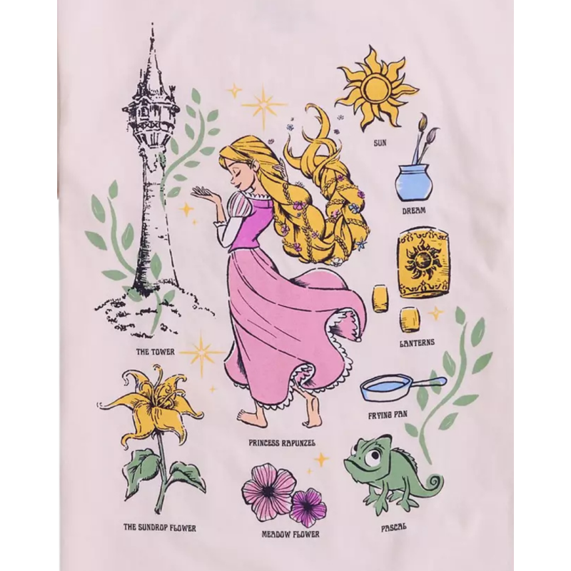 T-Shirt Icons Raiponce Disney