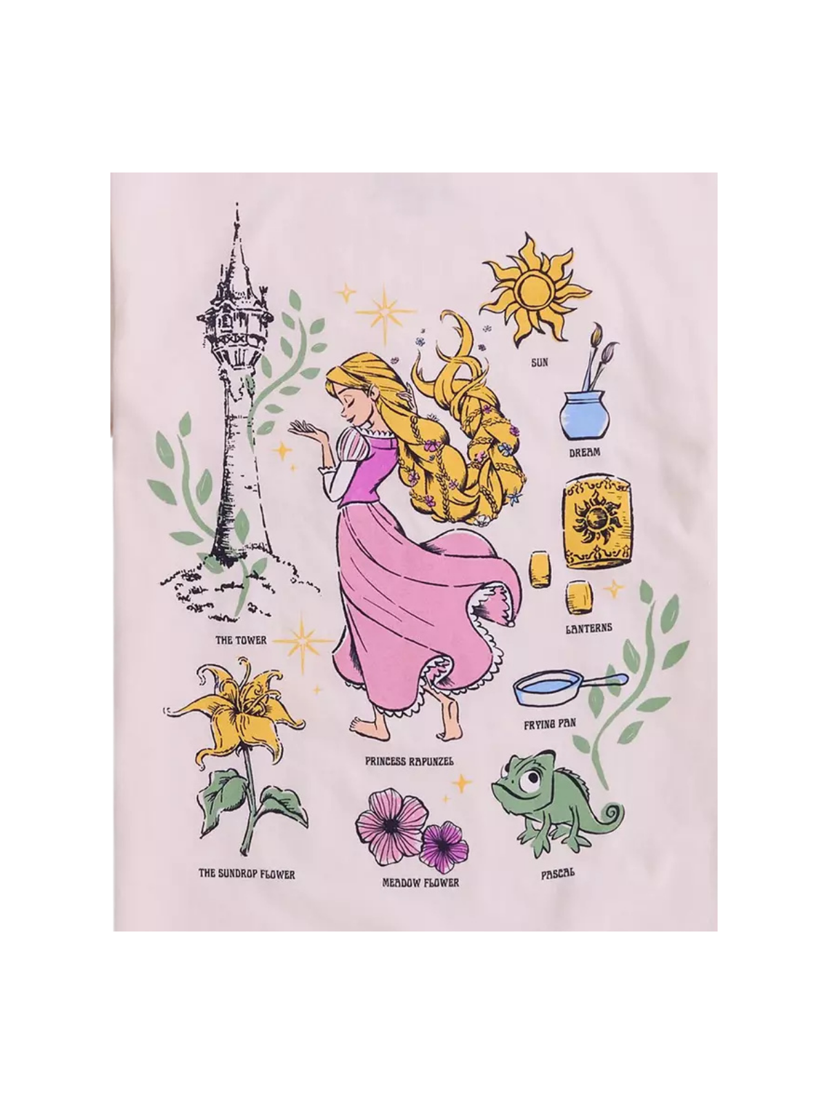 T-Shirt Icons Raiponce Disney