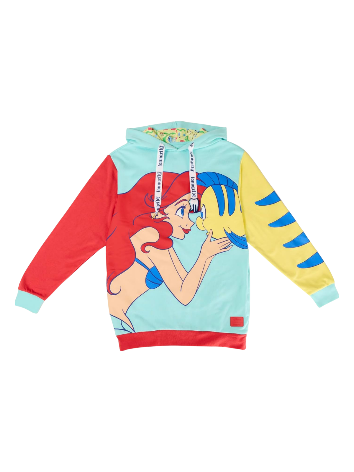 Sweat Ariel et Polochon La Petite Sirène LOUNGEFLY