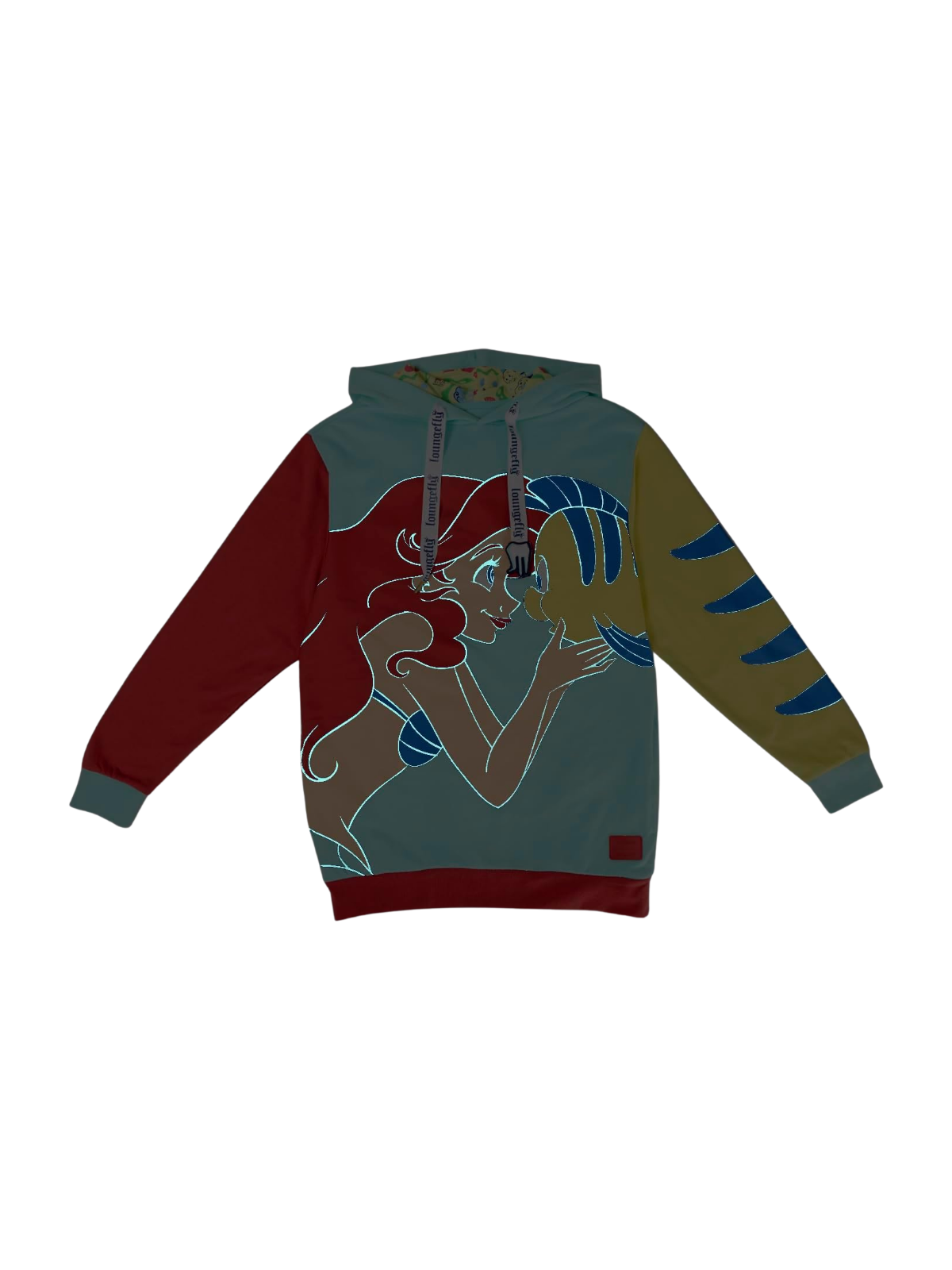 Sweat Ariel et Polochon La Petite Sirène LOUNGEFLY