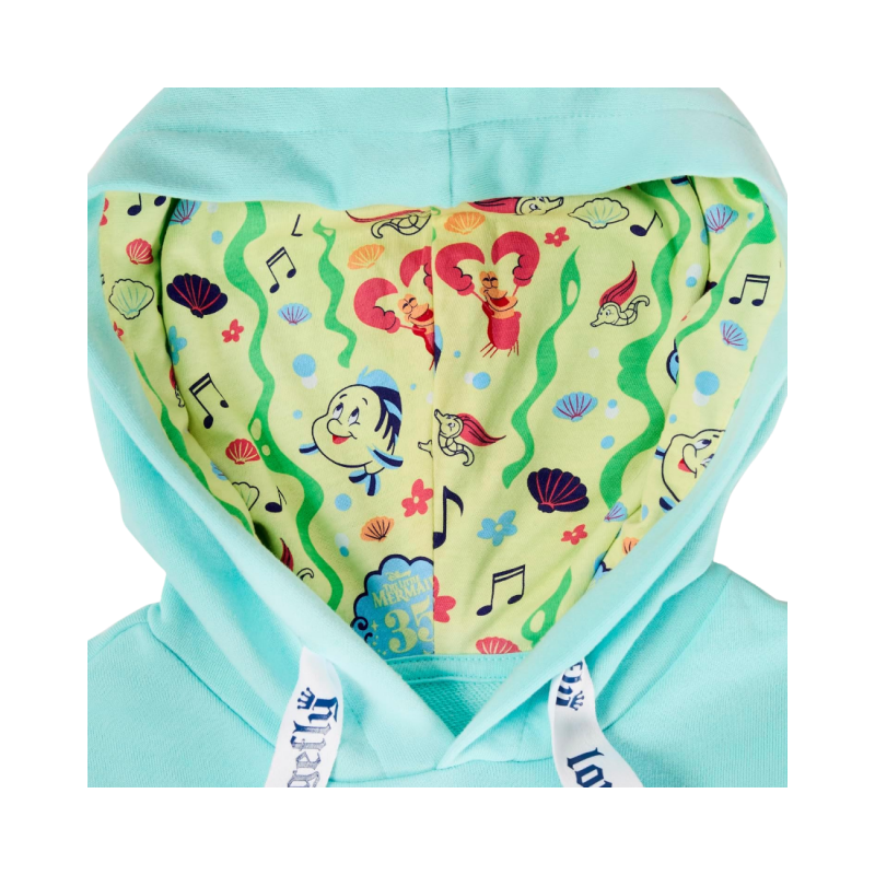 Sweat Ariel et Polochon La Petite Sirène LOUNGEFLY