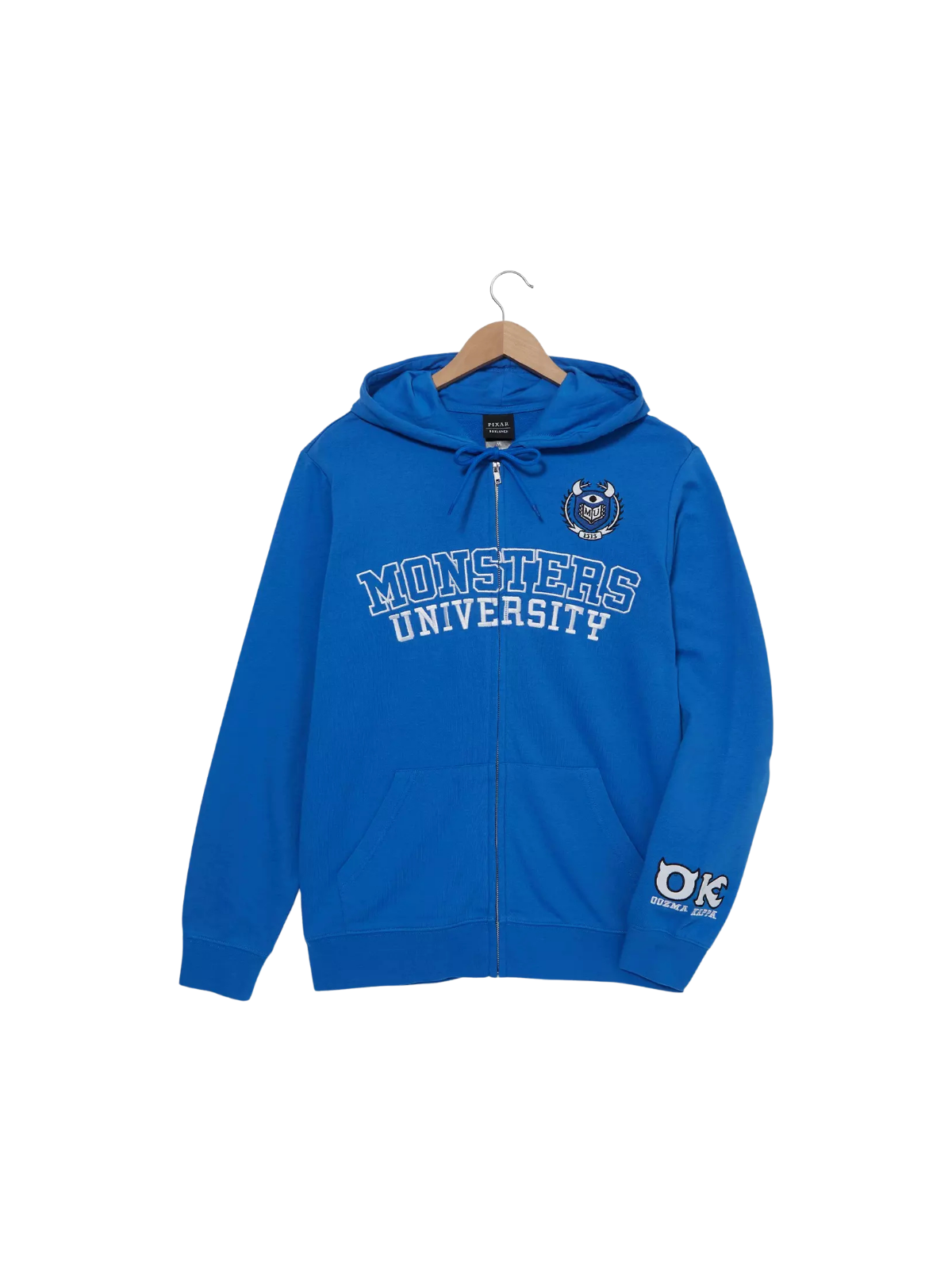 Sweat à capuche zippé Monsters University Monstres et Compagnie