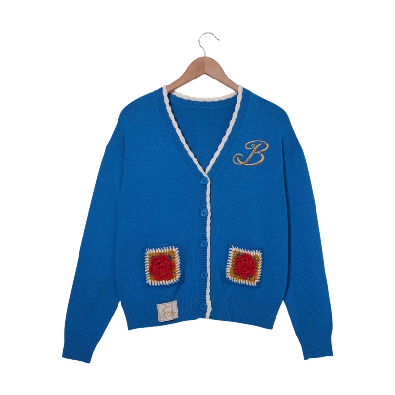 Cardigan Belle Roses La belle et le bête Disney