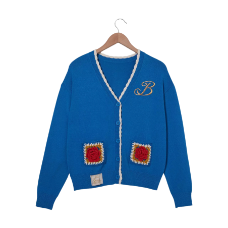 Cardigan Belle Roses La belle et le bête Disney