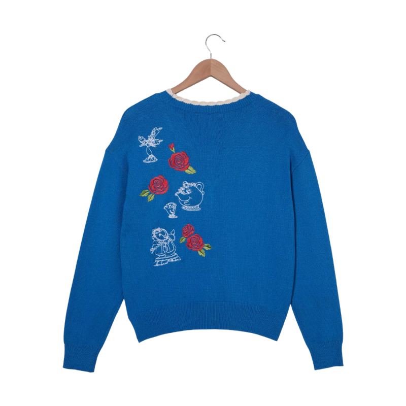 Cardigan Belle Roses La belle et le bête Disney