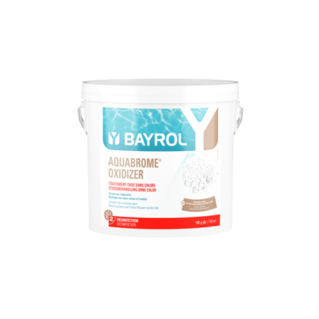 Aquabrome Oxidizer BAYROL 5 KG,Traitement Choc Brome Piscine