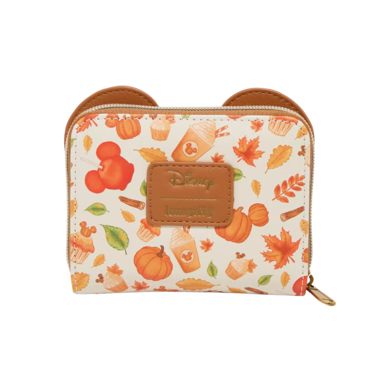 Portefeuille Pumpkin fall treats scented Mickey LOUNGEFLY