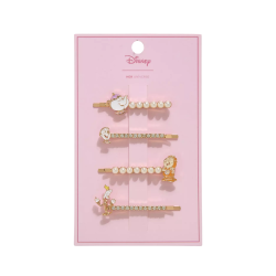 Ensemble de pinces à cheveux La Belle et la Bête Disney