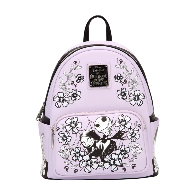 Sac à dos Jack et Sally Fleuri l'étrange Noël de Mr Jack LOUNGEFLY