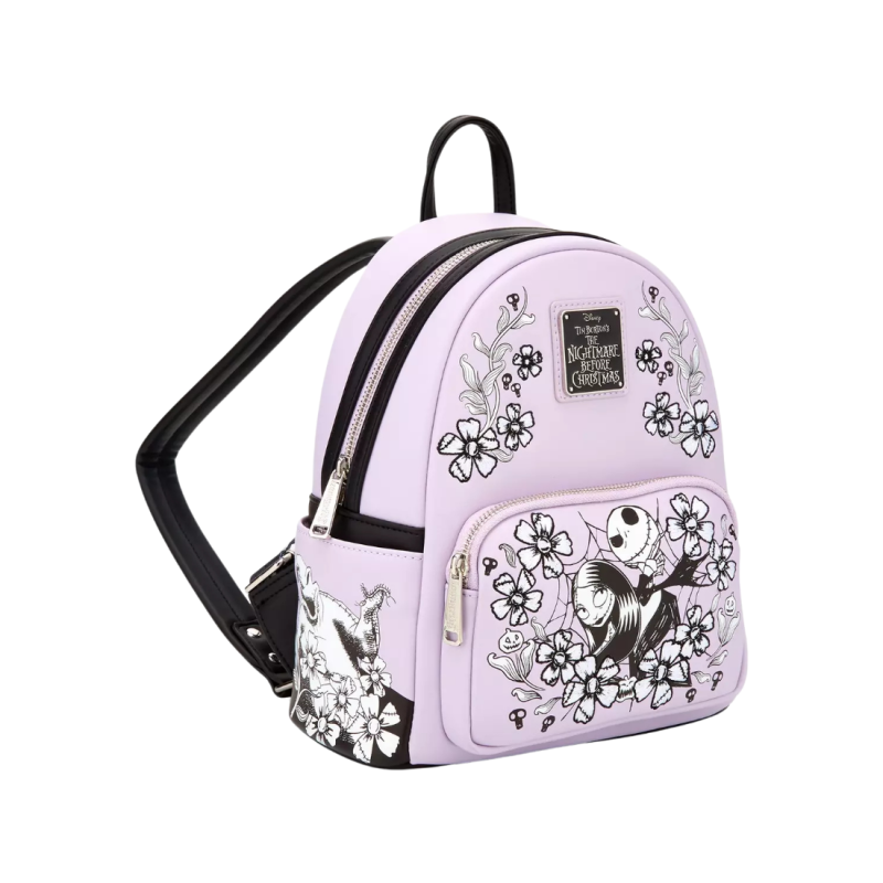 Sac à dos Jack et Sally Fleuri l'étrange Noël de Mr Jack LOUNGEFLY